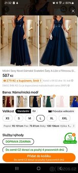 Spolecenske saty vel.L - 5
