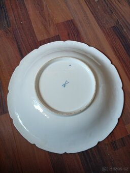 Míšeňský porcelánový talíř - 5