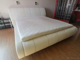 Designová robustní manželská postel PURTEX 180x200 cm - 5