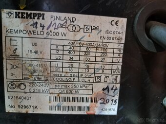 Svářečka KEMPPI-KempoWeld wire 400 - 5