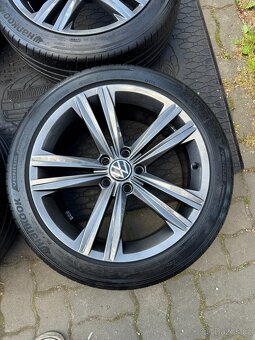 ORIGINÁL Alu Volkswagen Sebring R18, 5x112 - TOP STAV, LETNÍ - 5