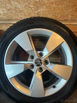 ALU Kola ŠKODA 5x112 R17 EREBUS Zimní Pneu 225/50/17 - 5