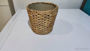 Proutěné dekorativní košíčky, květináč - 5