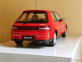 Model 1:18 Mazda 323 GTR 1992 red Otto-models - 5