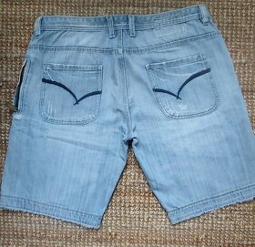 Kraťasy jeans, vel. XL, 60x58cm, zip. - 5
