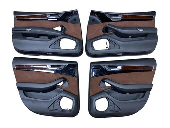 Sedačky černá kůže alcantara Audi A8 D4 4H sedan r.v. 2011 - 5