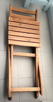 Skladaci stul a zidle na lodzii, balkon ci terasu - 5