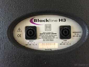 Martin Blackline H3S218 PA System Speakers 3600w AES (14000w - 5