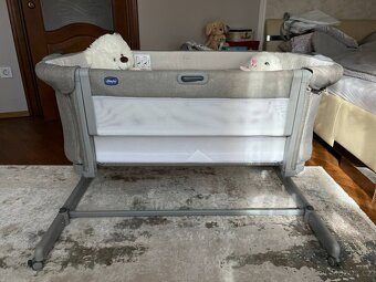 Chicco - Dětská postýlka 2v1 světle šedá - 5