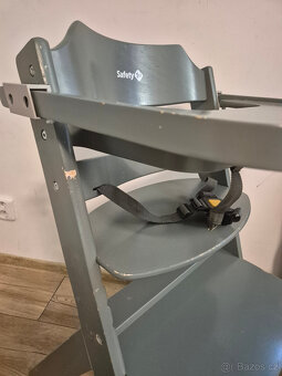 Dětská rostoucí jídelní židlička Toto Timba Safety 1st šedá - 5