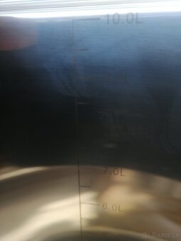 Gastro velký nerez hrnec 10l nový, vhodný na indukci atd - 5