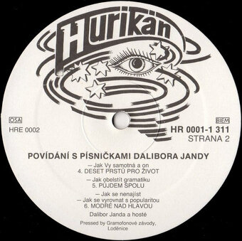 Dalibor Janda – Povídání S Písničkami (Živě) 1990 NOVÁ - 5