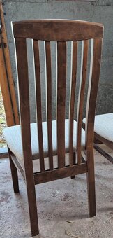 Dřevěné polstrované židle - 5