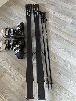Lyže Head 152 cm + lyžáky Head 38-39 + hůlky - 5