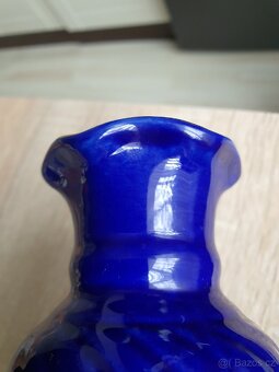 Keramická vázička kobalt - 5
