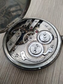 Starozitne stribrne kapesni hodinky - 5