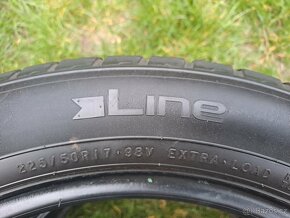 4x Letní pneu Nokian Line - 225/50 R17 XL - 65% - 5