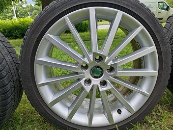 Originál ALU kola Škoda Octavia R18 + pneu - 5