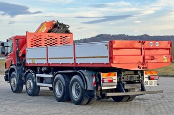 9247 Scania P 400 - 8x4 – Sklápěč/Valník + HR-PALFINGER PK 3 - 5