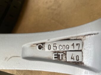 Alu kola 5x100.r16.Letni pneu 205/55/16. Škoda,Vw,Audi,Seat. - 5
