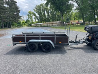 Bržděný přívěs HAPERT 2000 kg, 130x300, nová stk - 5