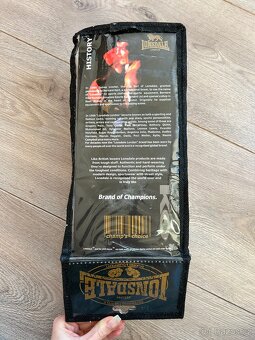 Lonsdale Boxerské rukavice / Mitts Large (L) Red - 5
