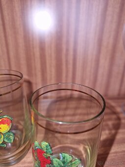 Panákové retro skleničky zn. POLTÁR - 5