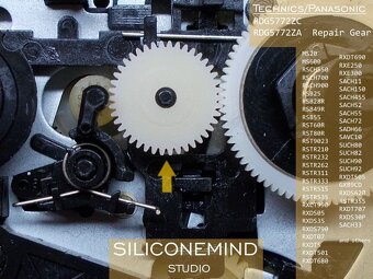 Ozubene kolo Technics, Panasonic RDG5772ZC RDG5772Z - 5
