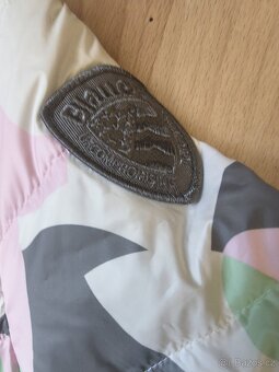 Blauer luxusní nádherná bunda - 5