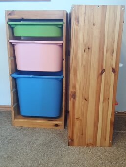 IKEA "rostoucí"postýlka za odvoz, IKEA 2 šuplík.police - 5