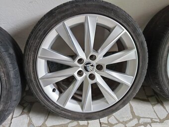 Originál ALU kola Škoda Rapid Fabia R17 + pneu - 5