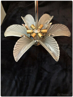 Stropní lampa ART DECO Francie kolem roku 1930 TOP stav plně - 5
