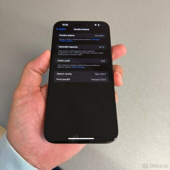 iPhone 15 Pro Max 256GB, pěkný stav, 12 měsíců záruka - 5