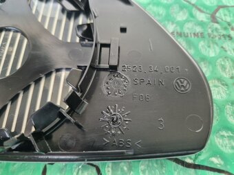 levé sklo zpětného zrcátka Škoda Octavia II (1Z) před FL 1Z1 - 5