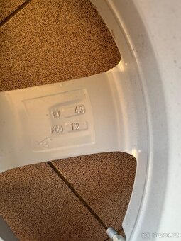 Alu kola 5x112 r18 / Goodyear ultra grip 245/45 R18 100v M+S - 5