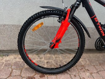 Dětské kolo BTWIN velikost 24 x 2.00, přesmykovač na 3 ozub. - 5