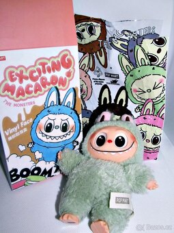 🐱 LAFUFU styl LABUBU - GREEN GRAPE monster macaron V1. - 5