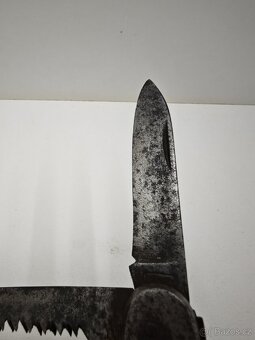 Starý retro kapesní, lovecké nůž Mikov Fixír - 5