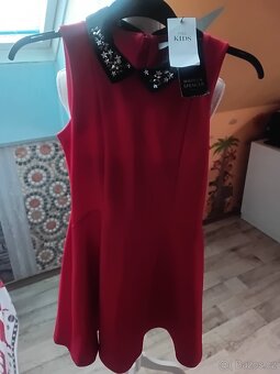 NOVÉ ŠATY ČERVENÉ 152 - 5