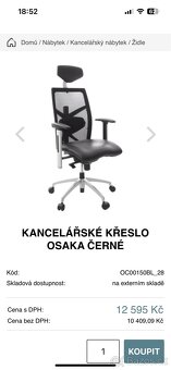kancelářská židle Osaka - 5