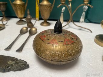 vintage mosazné a bronzové předměty - 5