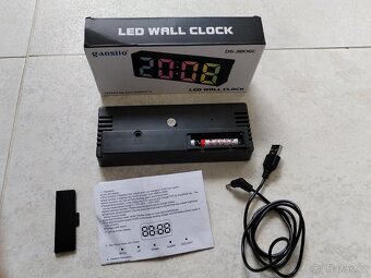 LED DIGITÁLNÍ HODINY S ALARMEM - 5