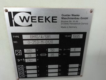Vrtačku pantů WEEKE BM - 5