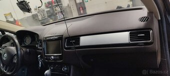 Airbagova sada palubka airbagy pásy hnědá barva Touareg 7p - 5