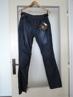 Kalhoty na skútr, motorku s kevlarem, Denim, pánske - 5