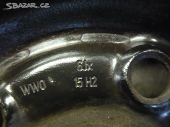 Škoda Disky 15", 5x112x57, ocelové disky 15". - - 5
