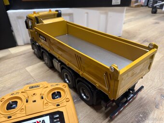 nový set - celokovový profi bagr + nakladač 1:14 - 5