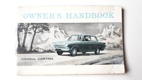 Dobové retro prospekty, manuály Ford Cortina a Consul - 5