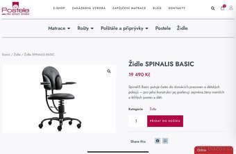 Kancelářská židle Spinalis Basic - 5