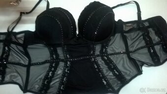 luxusni sexy pralo vel 85C cerny korzet - 5